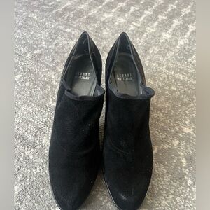 Stuart Weitzman Black Suede Bootie